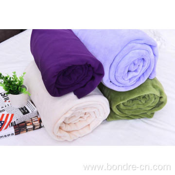 Solid Color Polar Fleece Spring Summer Blankets